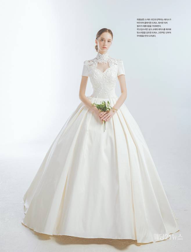 사진 : 웨딩드레스 마리레나 바이 블랑, 본점, 제주점, 인천점, 평택점, 포토그래퍼 정대철(아뜰리에 메르시1205), 모델 라니, 헤어 유미(뮤토) 메이크업 정지안(뮤토), 제품협찬 수야