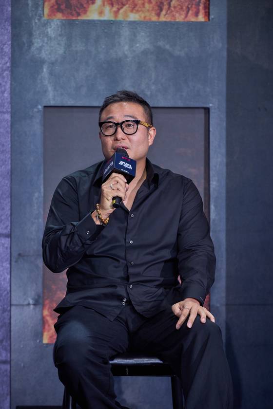 5일 공개되는 배우 주원 주연의 넷플릭스 오리지널 영화 '카터(정병길 감독)' 제작보고회가 2일 서울 JW 메리어트 동대문 LL층 그랜드볼룸에서 열렸다. 〈사진=넷플릭스〉
