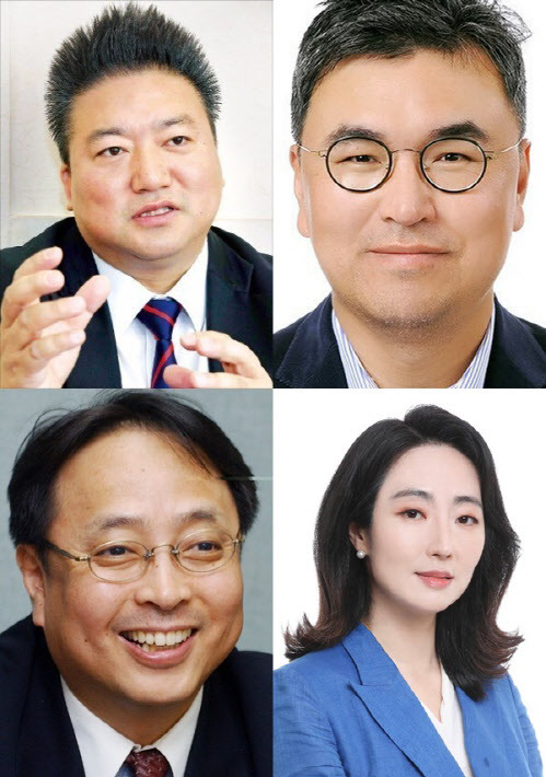 (왼쪽부터 시계방향) 배종찬 인사이트케이 소장, 이재묵 한국외대 정치외교학과 교수, 김형준 명지대 정치학과 교수, 전수미 숭실대 교수