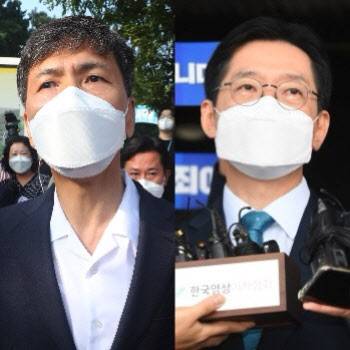 안희정(왼쪽) 전 충남지사, 김경수 전 경남지사(사진=연합뉴스)