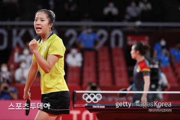 신유빈 / 사진=Gettyimages 제공