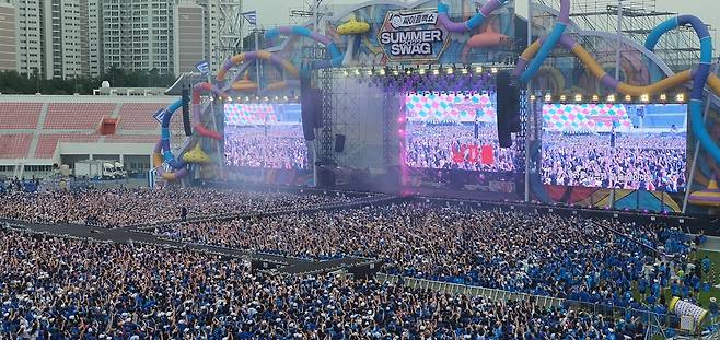 강릉에서 열린 싸이의 흠뻑쇼 [독자 제공. 재판매 및 DB 금지]