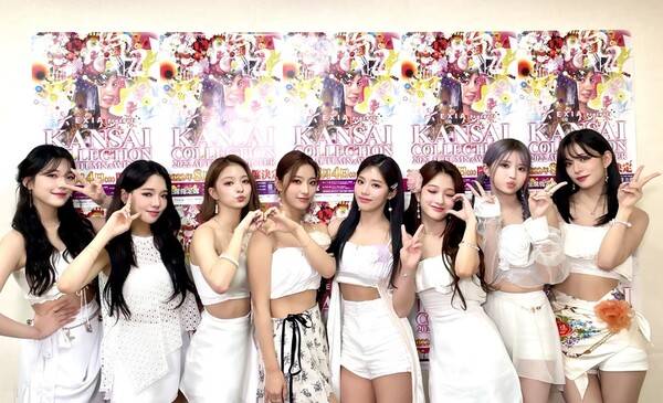 ▲ 간사이 콜렉션에 초대돼 무대를 꾸민 프로미스나인. 제공|플레디스엔터테인먼트