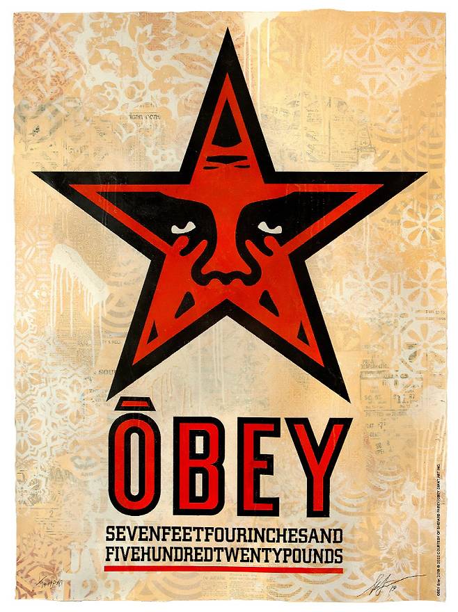 OBEY Star, 2019 2022 COURTESY OF SHEPARD FAIREYOBEY GIANT ART INC.