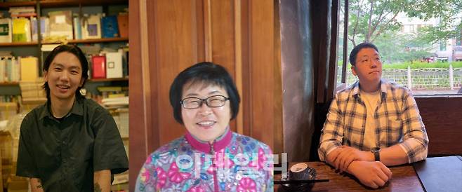제40회 신동엽문학상 수상자 최지인(왼쪽부터) 시인, 정성숙 소설가, 김요섭 평론가. (사진=창비)