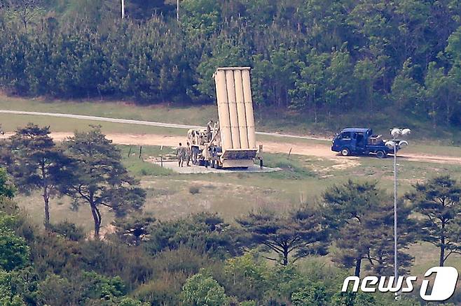 경북 성주군 초전면 소성리 사드(THAAD·고고도미사일방어체계) 기지. 2021.5.14/뉴스1 ⓒ News1 공정식 기자