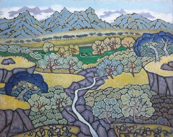 LEE HAN-WOO, 아름다운 금수강산 II, 72.5 x 60.5cm, oil on canvas, 2009 ⓒAIAM-ADAGP [사진 = Gallery라온]