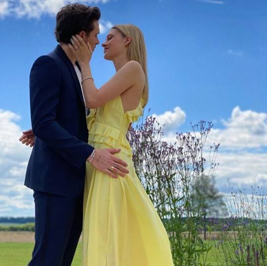 브루클린 베컴, 니콜라 펠츠 부부. 사진｜니콜라 펠츠 SNS