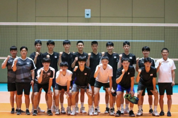 한국 남자 18세 이하(U18) 배구 국가대표팀. 사진｜대한민국배구협회 제공