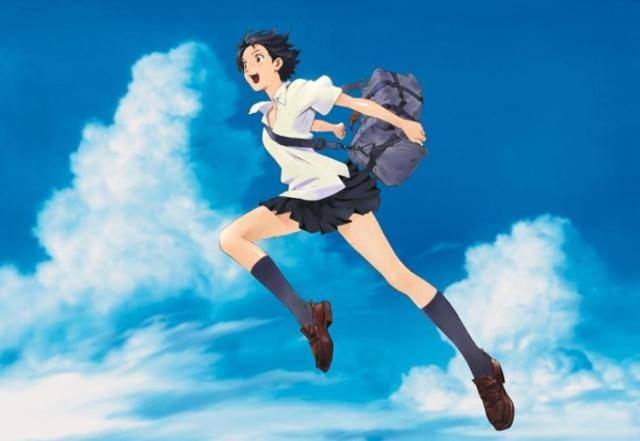 영화 '시간을 달리는 소녀'의 포스터. 이 작품을 제작한 매드하우스는 2019년 노사 협정으로 정한 시간 외 노동의 상한을 넘는 과중 노동을 시켰다는 이유로 노동당국의 시정권고를 받았다.