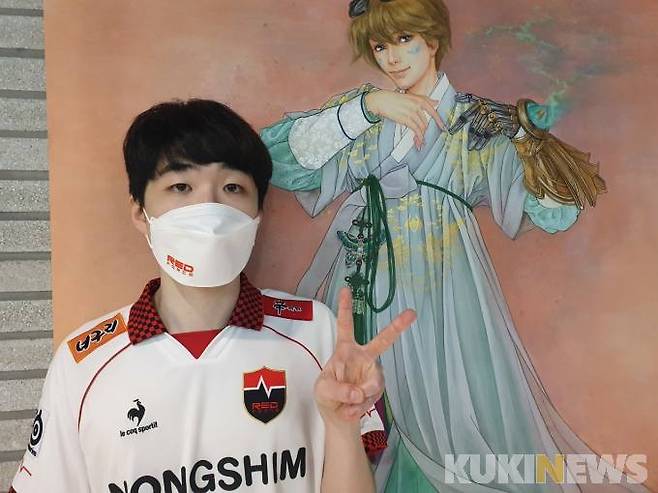 농심 레드포스 '고스트' 장용준.&nbsp; &nbsp;사진=강한결 기자