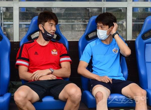 기성용(왼쪽), 이청용. 스포츠동아DB