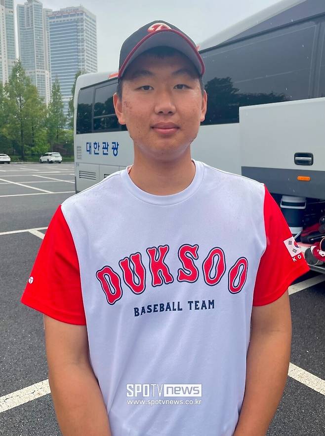 ▲덕수고 주장 배은환. ⓒ목동, 최민우 기자