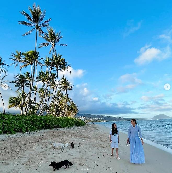▲ 종합격투기 선수 추성훈의 아내 야노 시호, 딸 추사랑. 출처| 야노 시호 인스타그램