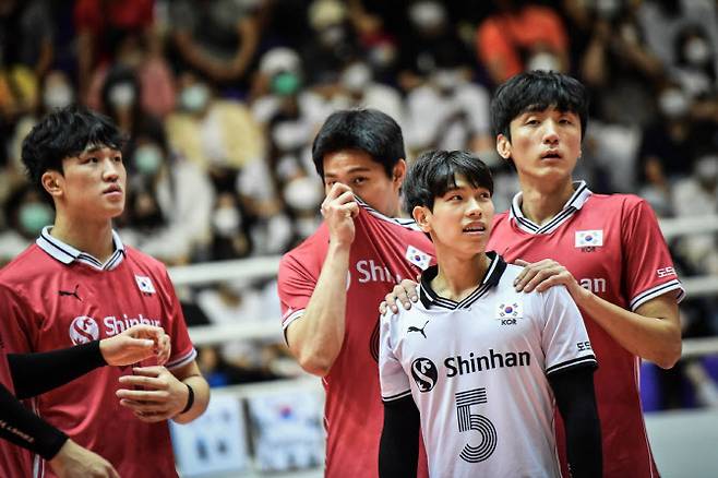 한국 남자배구 대표팀. 사진=AVC 홈페이지