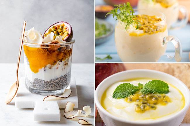 패션프루트로 만든 요거트. [Gettyimage]