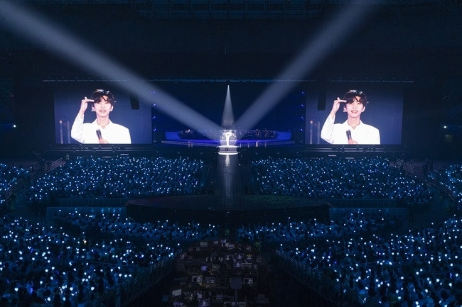 가수 임영웅의 첫 단독 전국 투어 콘서트 ‘아임 히어로’ . 물고기 뮤직 제공.