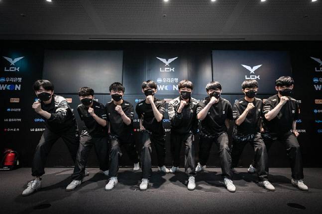 kt 롤스터 선수단. &nbsp;제공 | LCK