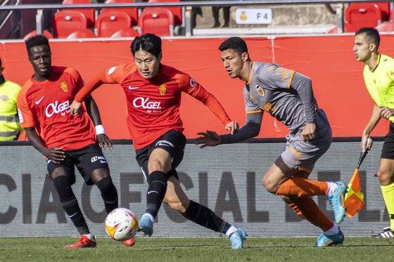 마요르카에서 두 번째 시즌을 맞이하는 한국인 미드필더 이강인. EPA=연합뉴스