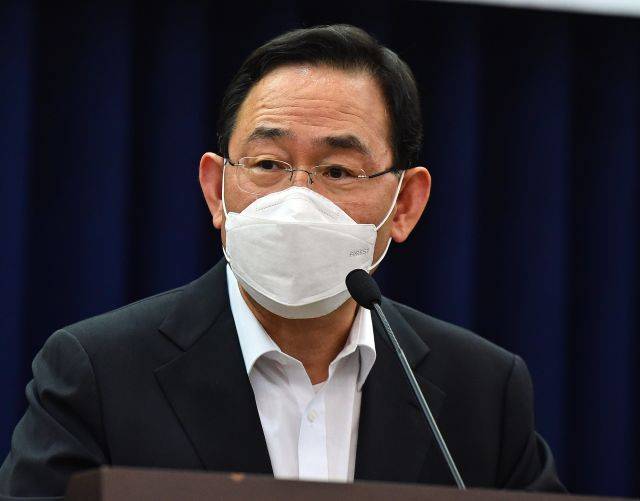 주호영 국민의힘 비상대책위원장이 지난 12일 국회 의원회관에서 열린 '대한민국 식량주권 쌀값 대책마련 정책토론회'에서 축사를 하고 있다. 연합뉴스