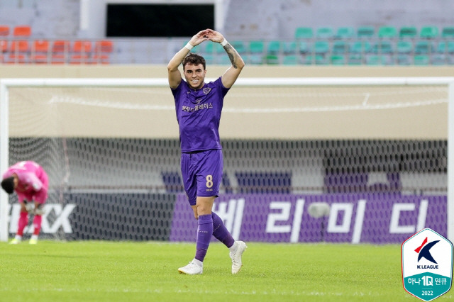 안양 안드리고. 사진제공=한국프로축구연맹