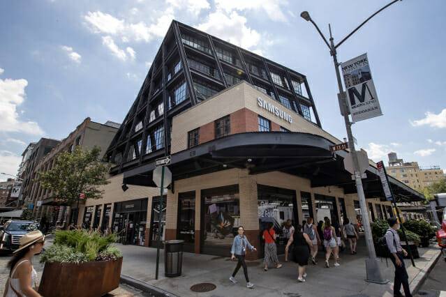 삼성837은 뉴욕 맨해튼 첼시 인근 미트패깅 디스트릭트에 위치한다.(사진=삼성전자)