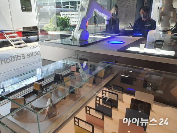 미국 뉴욕에 있는 '삼성 837' 내부 전경 [사진=장유미 기자]