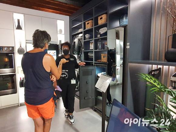 미국 뉴욕에 있는 '삼성 837' 내부 전경 [사진=장유미 기자]