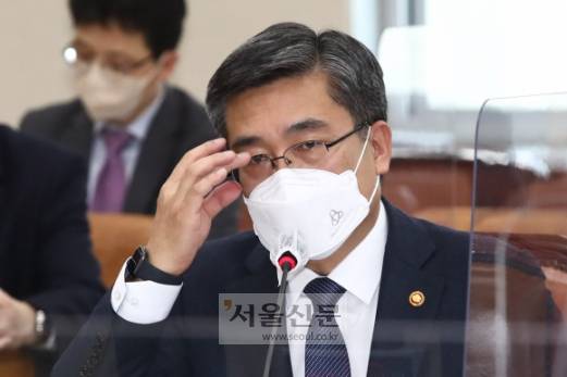 서욱 전 국방부 장관.김명국 선임기자