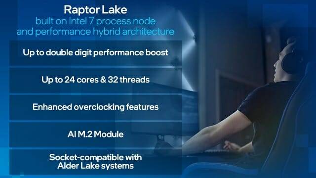 올 하반기에 E코어를 늘린 차세대 코어 프로세서 '랩터레이크'가 출시될 예정이다. (자료=인텔)