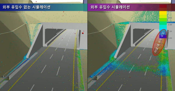 인천 지역 해저터널 침수사고 시뮬레이션