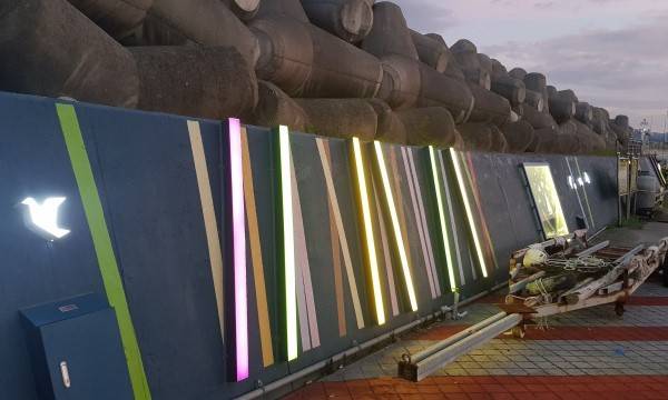 달빛광장의 아름다운 야경.