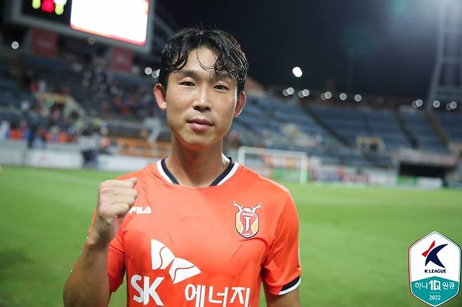 제주 유나이티드 미드필더 윤빛가람은 직전 경기에서 2골을 몰아쳤다. [사진 프로축구연맹]