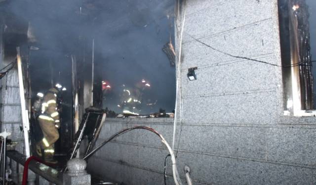 대구 주택 화재 현장. 대구소방안전본부 제공