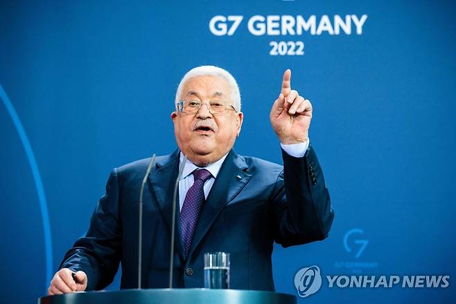 마무드 아바스 팔레스타인 자치정부 수반. [AFP 연합뉴스 자료사진. 재판매 및 DB 금지]