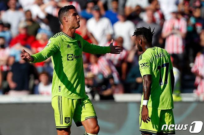 맨유 공격수 크리스티아누 호날두. ⓒ AFP=뉴스1