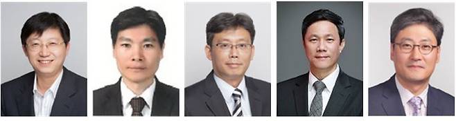 금융감독원은 18일 박상원 기획·경영 담당 부원장보(왼쪽부터), 김병칠 전략감독 담당 부원장보, 김범준 소비자권익보호 담당 부원장보, 차수환 신임 보험 담당 부원장보, 김정태 신임 공시조사 담당 부원장보를 신규 선임했다. /금융감독원