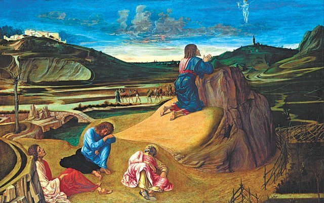 조반니 벨리니 ‘동산에서의 고통’, 1458∼1460년경.