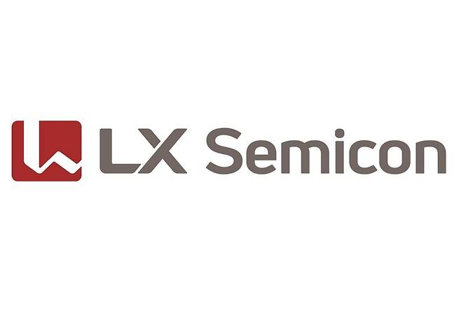 A logo of LX Semicon