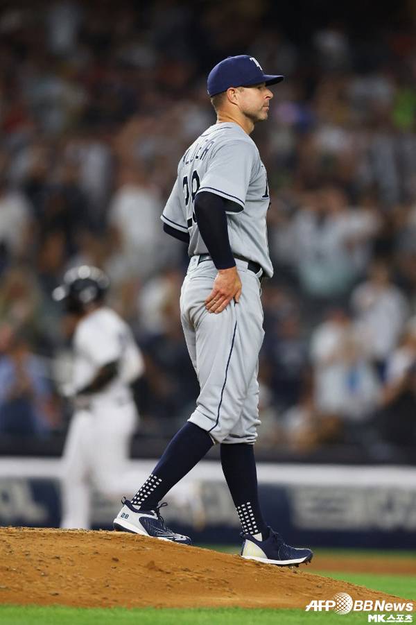 탬파베이는 이날 양키스에게 허무한 역전패를 당했다. 사진(美 뉴욕)=ⓒAFPBBNews = News1