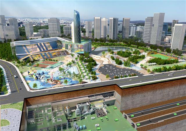 서울시 신규 도심 광역자원회수시설 개념도.서울시 제공