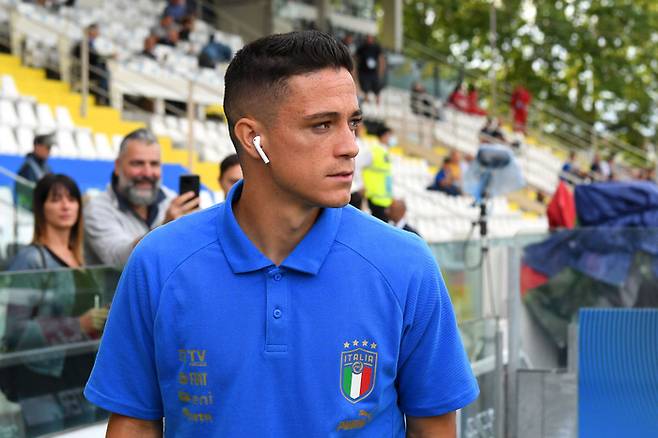 사수올로 공격수 지아코모 라스파도리. Getty Images 코리아