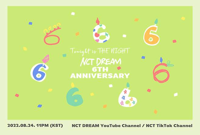 NCT DREAM ‘Tonight is THE NIGHT : NCTDREAM 6TH ANNIVERSARY’. 에스엠엔터테인먼트