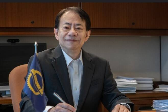 아사카와 마사쓰구 아시아개발은행(ADB) 총재. 아시아개발은행 누리집 갈무리.