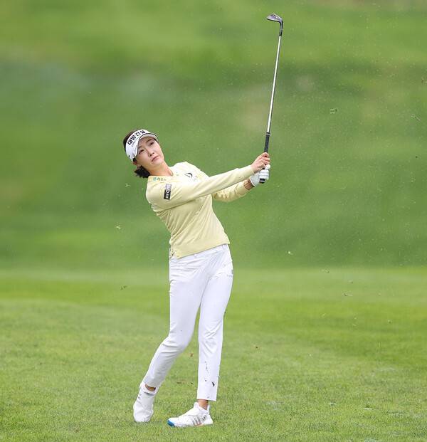 2022년 한국여자프로골프(KLPGA) 투어 하이원리조트 여자오픈에 출전한 오지현 프로. 사진제공=KLPGA