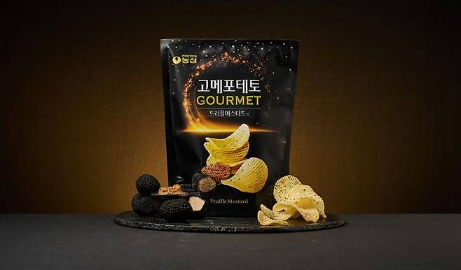 고메포테토 트러플머스터드맛 연출 사진ⓒ농심