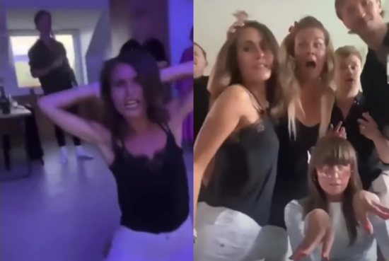 19일(현지시각) 산나 마린 핀란드 총리가 가수와 방송인 등 유명인사들과 함께 격정적으로 춤을 추고 노래를 부르는 영상이 사회관계망서비스에 확산됐다.  [이미지 출처=유튜브 화면 캡처]