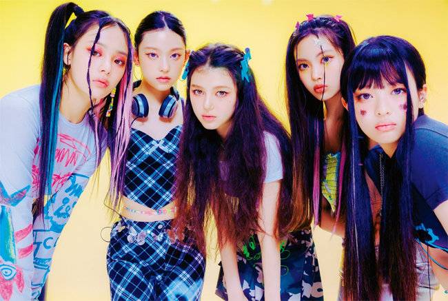 민희진 크리에이티브 디렉터가 어도어에서 탄생시킨 걸그룹 ‘뉴진스’. [사진 제공 · 어도어]