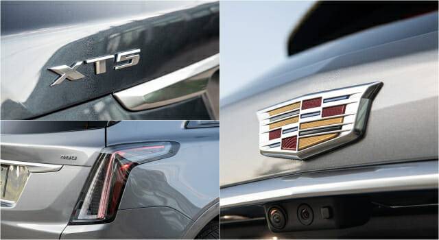 2022년형 XT5 뒷면(사진=캐딜락)