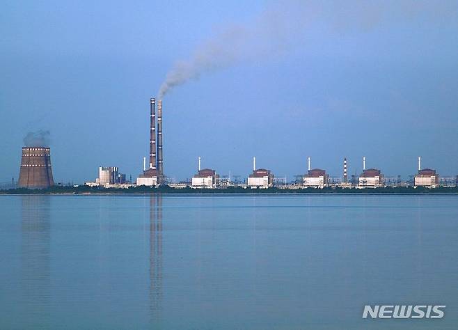 [서울=뉴시스] 우크라이나 남부 자포리자주에 있는 원자력 발전소. (사진 출처 : 위키피디아)